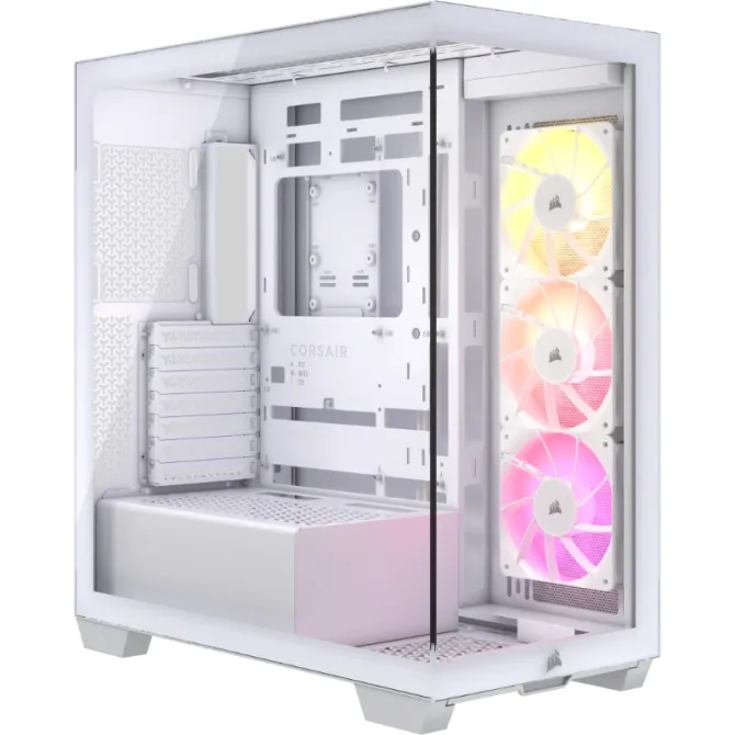 Torre PC Corsair 3500X ARGB Cristal Templado USB 3.2 Blanca
