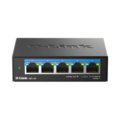 Switch No Gestionable Dlink Dms-105 5p Multigigabit 2,5g Switch No Gestionable Dlink Dms-105 5p Multigigabit 2,5g