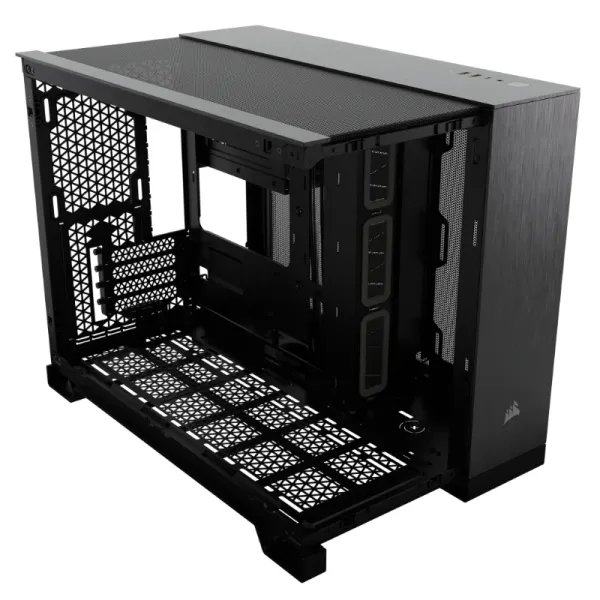 Caja Microatx 2500X Tg Black/Obsidian Aluminum Corsair