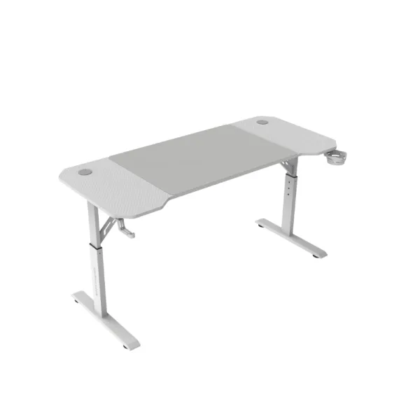 Mesa Mars Gaming Mgd Ergo 140 Regulable En Altura Tablero Blanco 140x60 Chasis De Acero Alf. Xxl