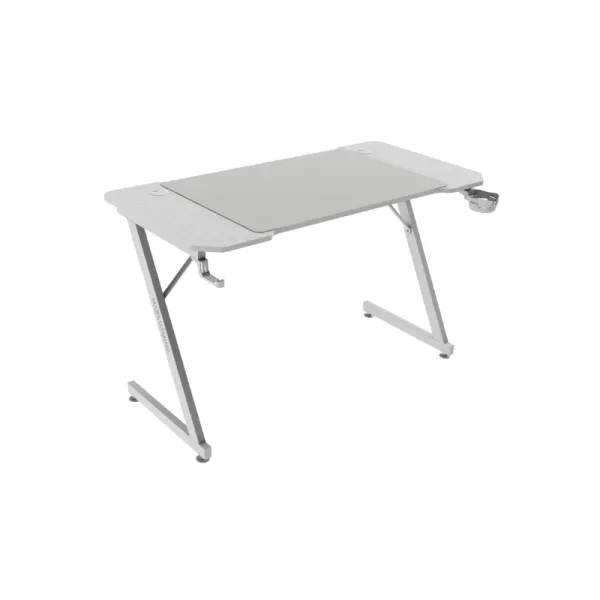 Mesa Mars Gaming Mgd X120 Chasis De Acero Tablero Blanco 120x60 Diseño Fibra De Carbono Alf. Xxl