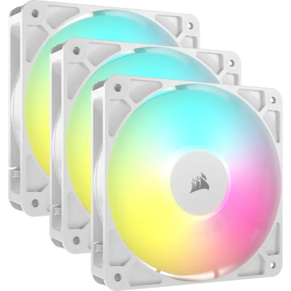 Corsair RS120 ARGB Pack Triple Ventilador Suplementario PWM 120mm Blanco