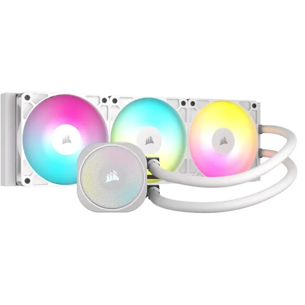 Corsair NAUTILUS 360 RS ARGB Kit Refrigeración Líquida 360mm Blanco