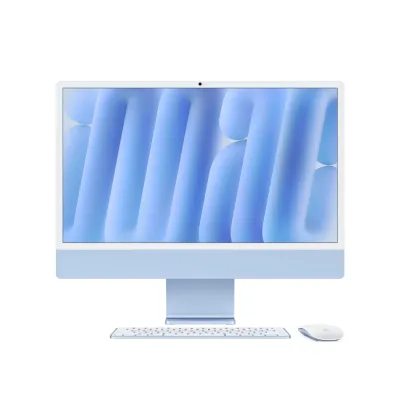 Apple iMac 24" 4,5K ( 2024) Azul M4 CPU x8/GPU x8 16GB 256GB