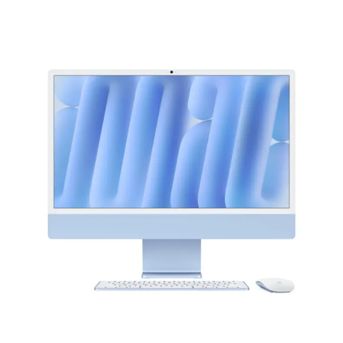 Apple iMac 24" 4,5K ( 2024) Azul M4 CPU x10/GPU x10 16GB 256GB
