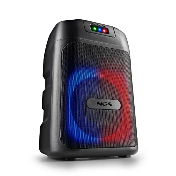 Altavoz Portatil Ngs Wild Club 80w Con Luces Láser Compatible Con Tecnología Bt Y Tws. Bateria