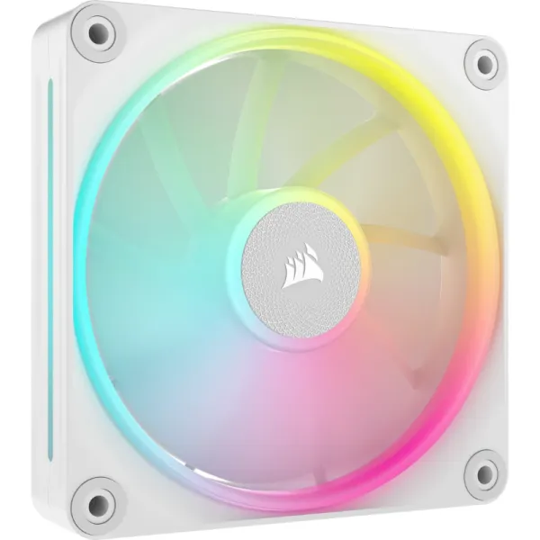 Corsair PWM iCUE LINK LX120 RGB Expansión de Ventilador Único 120 mm Blanco