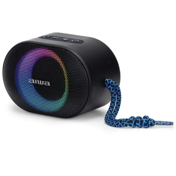 Aiwa BST-330BL Altavoz Portátil Bluetooth 10W Negro/Azul 