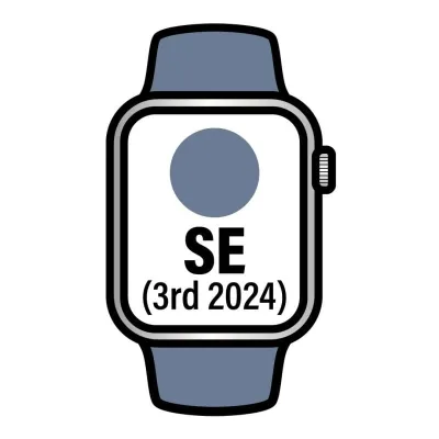 Apple Watch SE GPS 44mm Caja de Aluminio Plata con Correa