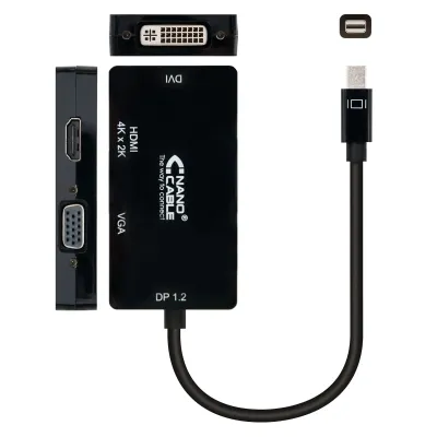 Cable Conversor Nanocable 10.16.3302-BK/ Mini Displayport Macho Cable Conversor Nanocable 10.16.3302-BK/ Mini Displayport Macho