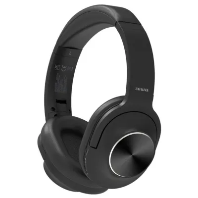 Aiwa HST-220BT Auriculares Negros con Bluetooth con Micrófono Aiwa HST-220BT Auriculares Negros con Bluetooth con Micrófono