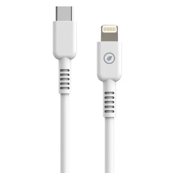 Muvit Cable Tipo C a Lightning MFI 3A 1.2m Blanco 