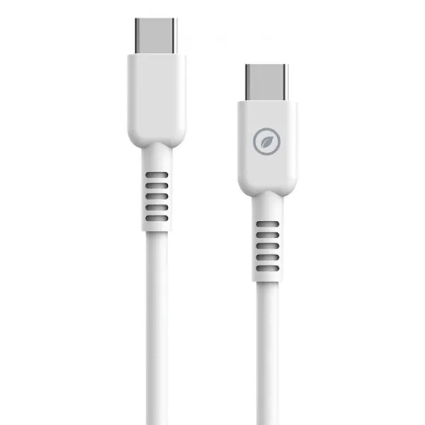 Muvit Cable Tipo C a Tipo C 3A 1.2m Blanco 