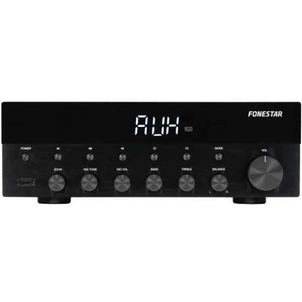 Fonestar AS-1515 Amplificador Estéreo Hi-Fi 15+15W RMS Bluetooth/USB/FM
