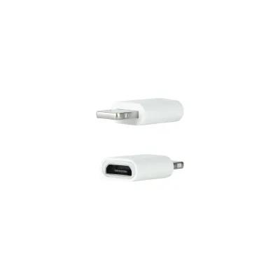 Nanocable Adaptador Lightning a Micro USB Blanco