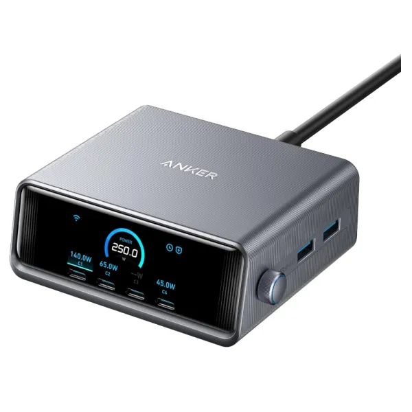 Anker MagGo Estación de Carga Inalámbrica 3 en 1 Compatible con MagSafe Qi2 15W Negro 