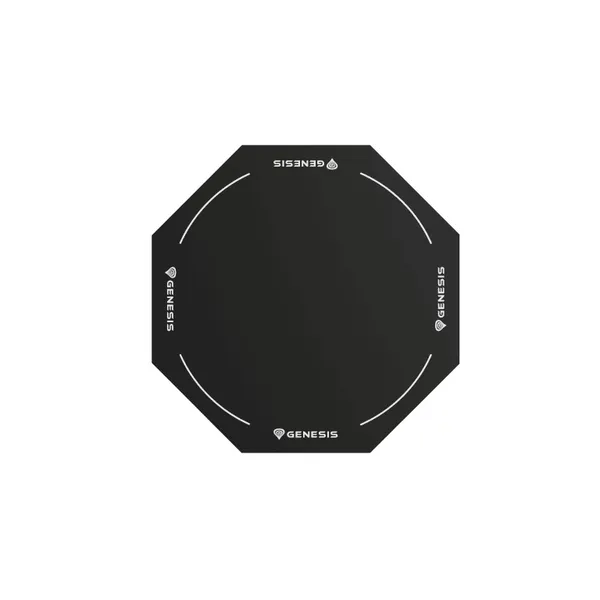 Genesis Tellur 400 Octagon Logo Alfombra Octogonal para Silla 100 cm