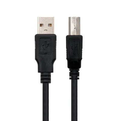 Nanocable Cable Impresora USB 2.0 Tipo A/B Macho/Macho 1m Negro
