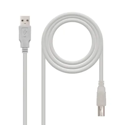 Nanocable Cable Impresora USB 2.0 Tipo A/B Macho/Macho 3m Beige Nanocable Cable Impresora USB 2.0 Tipo A/B Macho/Macho 3m Beige