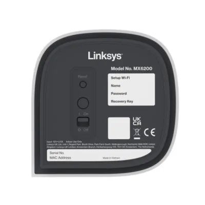 Punto De Acceso Interior Mesh Wifi 6 Linksys Mx6201-ke Velop Punto De Acceso Interior Mesh Wifi 6 Linksys Mx6201-ke Velop
