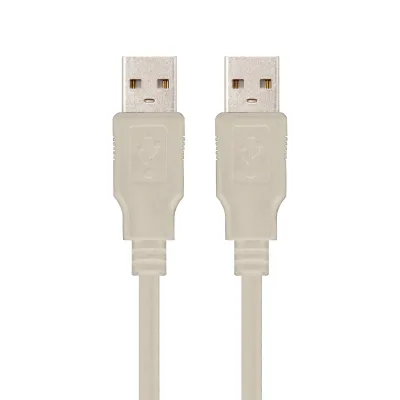 Nanocable Cable USB 2.0 Tipo A Macho/Macho 1m Beige Nanocable Cable USB 2.0 Tipo A Macho/Macho 1m Beige