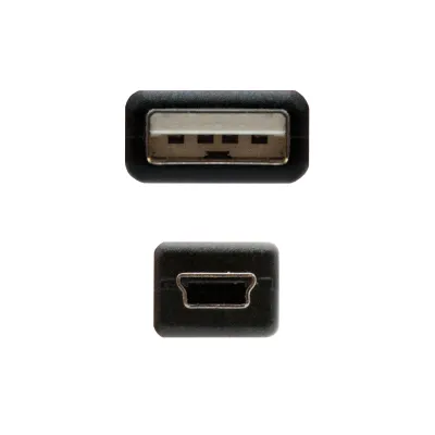 Nanocable Cable USB 2.0 Tipo A a Mini USB Tipo B Macho/Macho