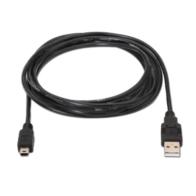 Nanocable Cable USB 2.0 Tipo A Macho a Mini USB Macho 1.8m Negro Nanocable Cable USB 2.0 Tipo A Macho a Mini USB Macho 1.8m Negro