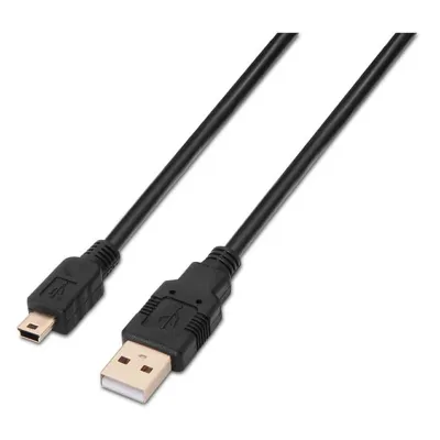 Nanocable Cable USB 2.0 Tipo A Macho a Mini USB Macho 1.8m Negro Nanocable Cable USB 2.0 Tipo A Macho a Mini USB Macho 1.8m Negro