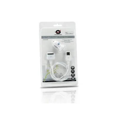 Kit Apple Cargador Conceptronic Para Coche A 2 Usb 5v 2a Y Kit Apple Cargador Conceptronic Para Coche A 2 Usb 5v 2a Y