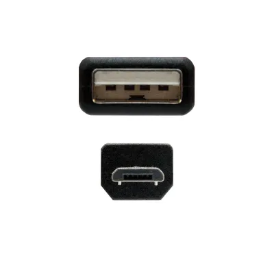 Nanocable Cable USB 2.0 Tipo A a Micro USB Tipo B Macho/Macho Nanocable Cable USB 2.0 Tipo A a Micro USB Tipo B Macho/Macho
