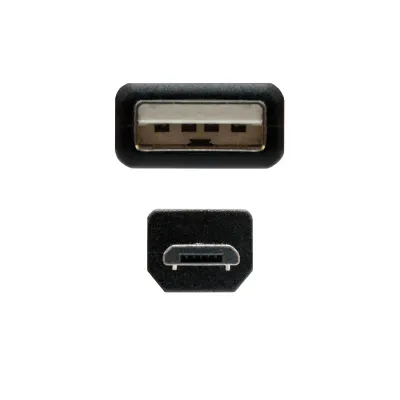 Nanocable Cable USB 2.0 Tipo A a Micro USB Tipo B Macho/Macho Nanocable Cable USB 2.0 Tipo A a Micro USB Tipo B Macho/Macho