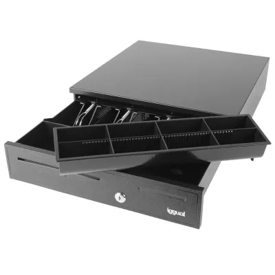 Iggual cajón portamonedas iron-20 42cm 4+8 negro