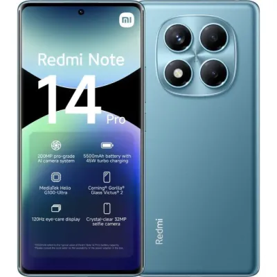 Xiaomi Redmi Note 14 Pro 4G 8/256GB Azul Océano Libre