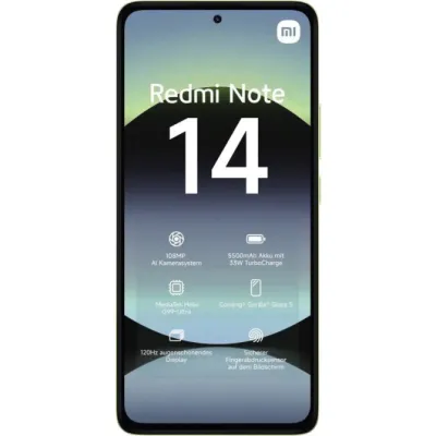 Xiaomi Redmi Note 14 4G 8/256GB Verde Lima Libre
