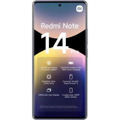 Xiaomi Redmi Note 14 Pro 4G 8/256GB Morado Aurora Libre