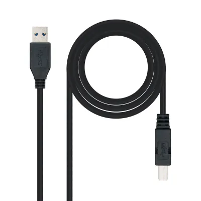 Nanocable Cable Impresora USB 3.0 Tipo A/B Macho/Macho 2m Negro