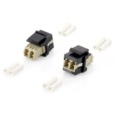 Kit 8 Uds Adaptador Fibra Optica Keystone Lc Duplex Kit 8 Uds Adaptador Fibra Optica Keystone Lc Duplex