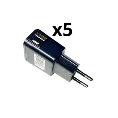 Cargador De Pared Nortess Kit 5 Unidades Usb 1 Puerto Usb A +