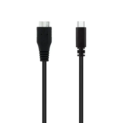 Nanocable Cable USB-C a Micro-USB 1m Negro