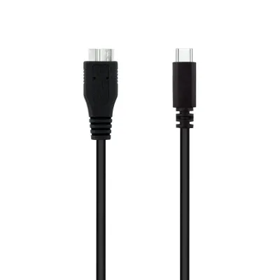 Nanocable Cable USB-C a Micro-USB 1m Negro