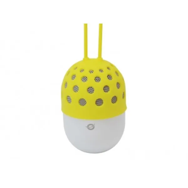 Conceptronic Altavoz Bluetooth Impermeable Amarillo 