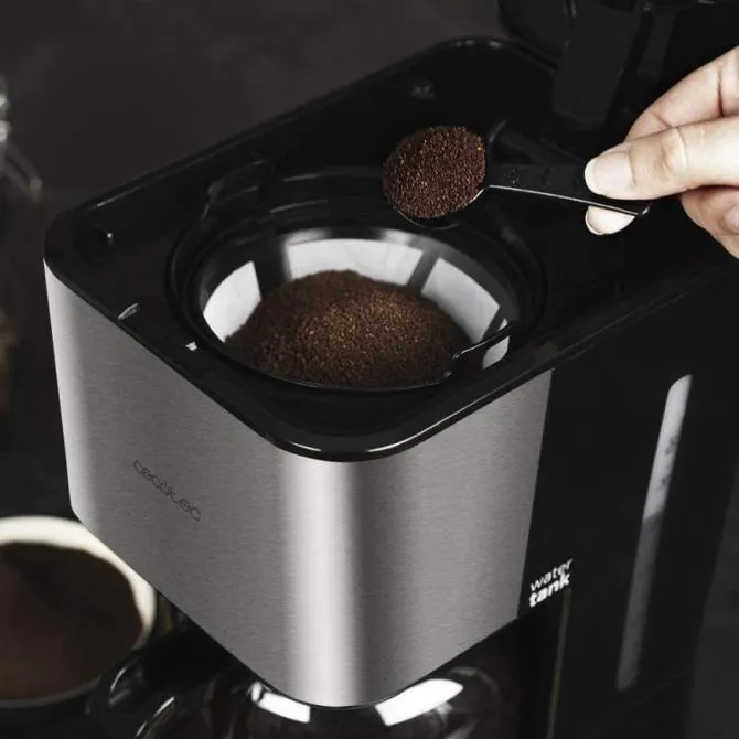 Cafetera de Goteo Cecotec Coffee 66 Heat/ 12 Tazas/ Negra