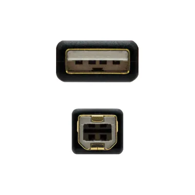 Nanocable Cable USB 2.0 Impresora Alta Calidad Tipo A/B Nanocable Cable USB 2.0 Impresora Alta Calidad Tipo A/B