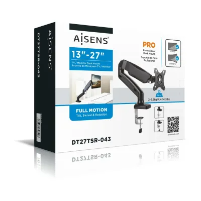 Aisens DT27TSR-043 Soporte de Mesa para Monitor/TV de 13" a 27"