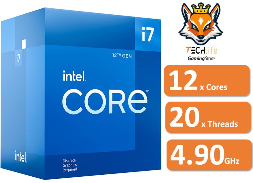 Intel Core i7-12700F 12x Cores a 2.10Ghz/4.9Ghz 25MB Socket 1700 | ...