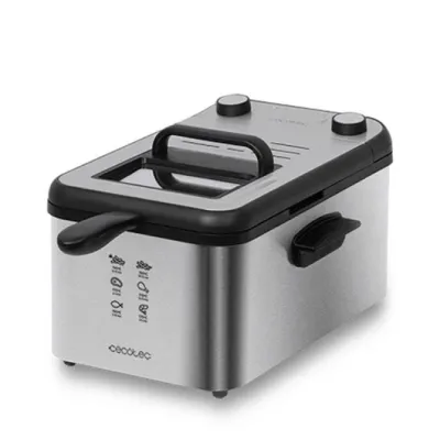 Cecotec CleanFry Infinity 3000 Full Inox Freidora 3L 2400W
