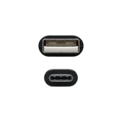 Nanocable Cable USB 2.0 USB-C 3m Negro