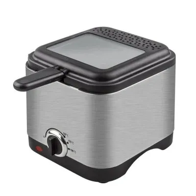 Freidora Kuken Capacidad 1.5l Acero Inox Cuerpo Y Tapa Con Freidora Kuken Capacidad 1.5l Acero Inox Cuerpo Y Tapa Con