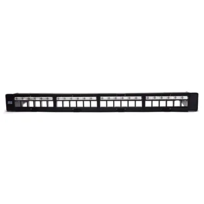 WP Panel de Parcheo Blanco Modular para 24 Módulos de Keystone WP Panel de Parcheo Blanco Modular para 24 Módulos de Keystone