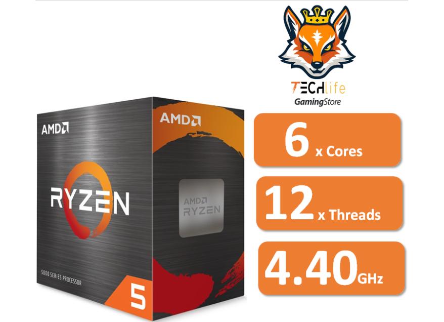 AMD Ryzen 5 5600 6x Cores a 3.50Ghz/4.40Ghz 32MB Socket AM4 | TechL...